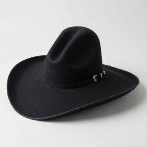 Tombstone 20X Cassidy Gus Crown Black Felt Cowboy Hat