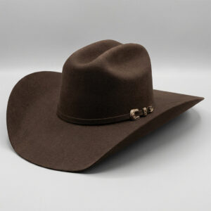 Tombstone Roper Chocolate Felt Cowboy Hat