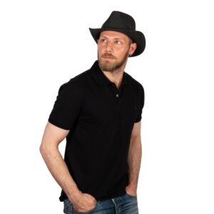 Black Summer Straw Cowboy Cowgirl Hat, Boho Cowboy Hat , Fedora Hats, Western Style Hat, Man, Women Summer Hat, Sun Hat, Beach Hat