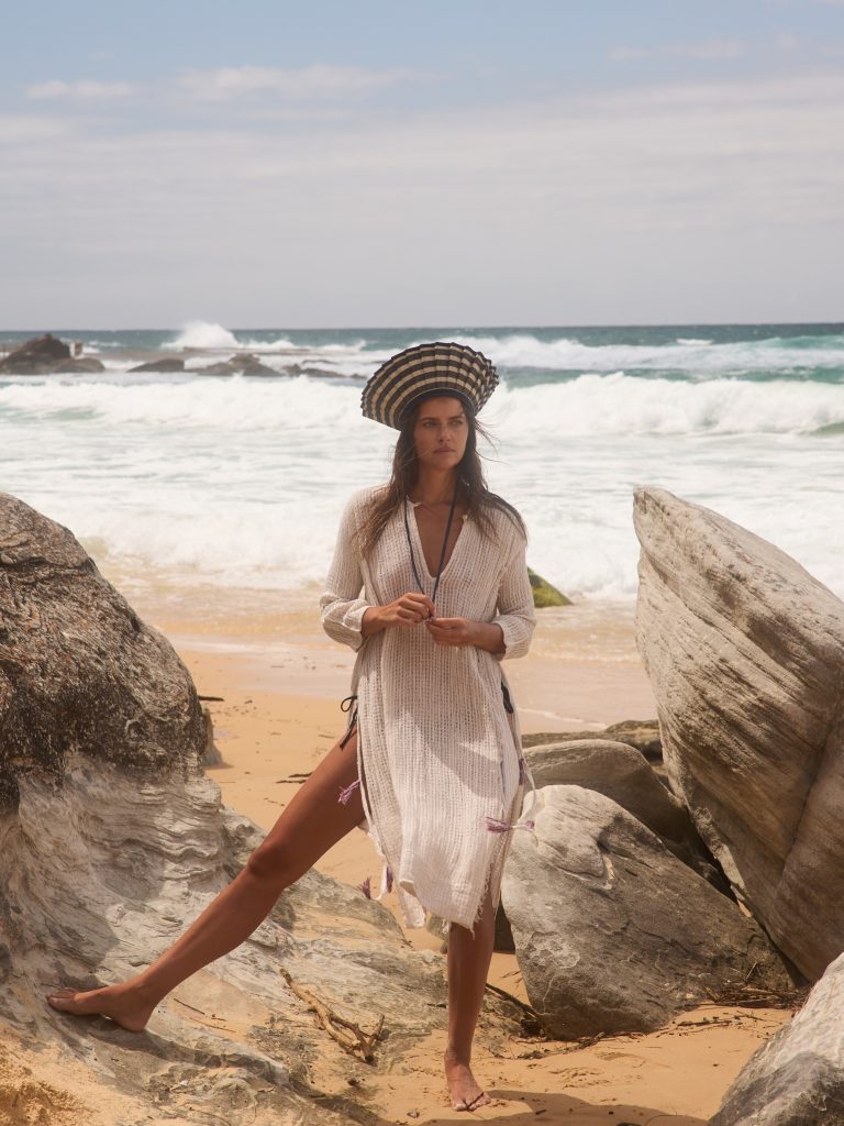 Minimal lifestyle hat styling